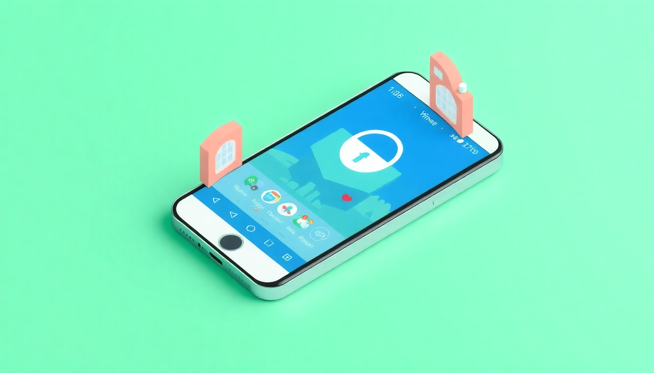 smartphone on safe online marketplace